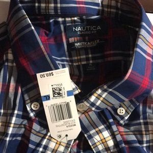 Nautica classic fit button down XL